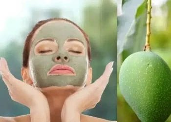 Make face pack of raw mango like this, the pimples on the face will disappear