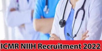 ICMR NIIH Recruitment