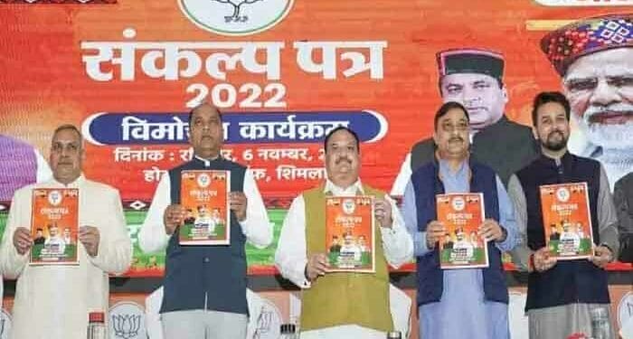 BJP Released Manifesto