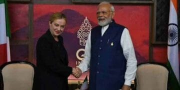 Narendra Modi Georgia Meloni