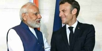 PM Modi Emmanuel Macron