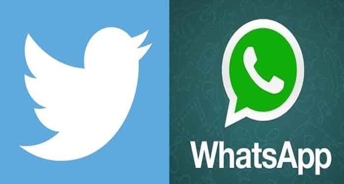 WhatsApp Twitter