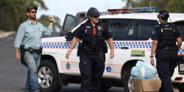 Australia police officers