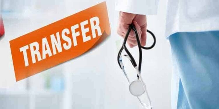 Doctors transferred