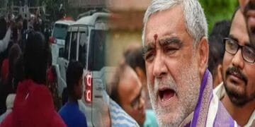 Ashwini Choubey's convoy attacked