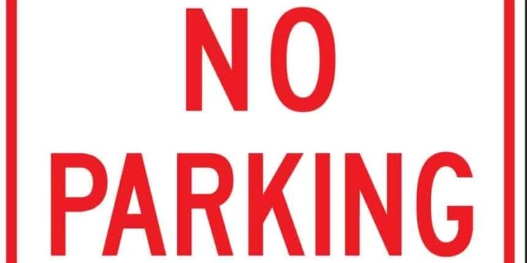 NO PARKING