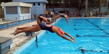 Olympic level swimming pool