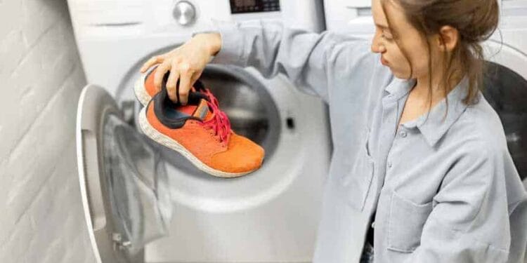 Shoes in washing Machine