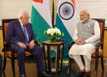 Mahmoud Abbas Met PM Modi