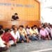 Dharna at Palamu Collectorate