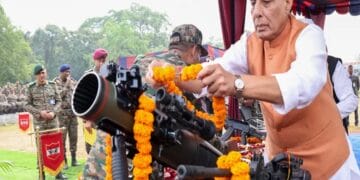 On Vijayadashami, Defense Minister Rajnath Singh performed Shastra Puja at the military station, said…