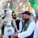 leaders burnt Amit Shah's effigy